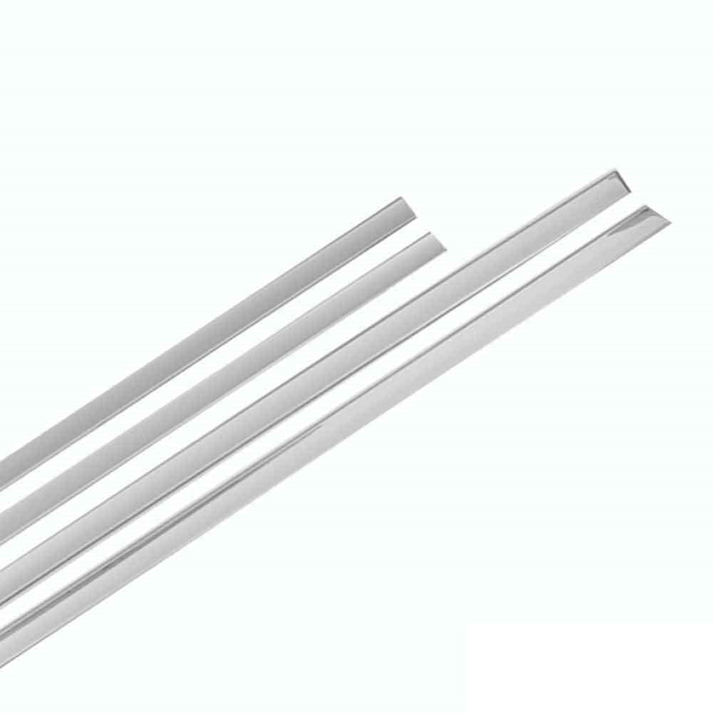 4 PEZZI PROTEZIONI PORTIERE SIDEBAR CROMATE IN ACCIAIO INOX FORD KUGA II 2012-2019 AUTOELEGANCERICAMBI