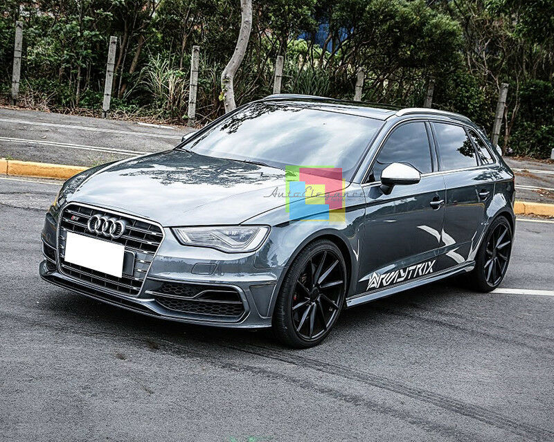 AUDI A3 8V 2012-2016 FOG LIGHT GRILLES - RS3 S3 IN ABS FOR SLINE S3 BUMPER.