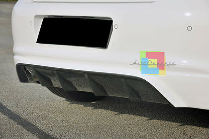SPOILER SOTTO PARAURTI PER VW POLO 6R 2009-2014 DIFFUSORE POSTERIORE ABS SINGOLO