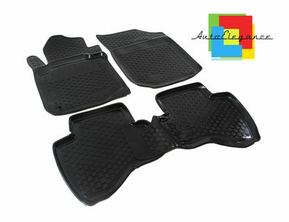 SET OF CUSTOM RUBBER CAR INTERIOR MATS TOYOTA AYGO 2005-2014 -AT-