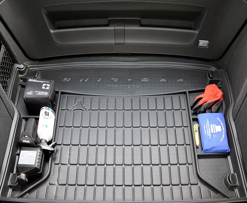 TAPPETO VASCA BAGAGLIAIO SEAT LEON III HB dal 2013+ in gomma con bordo