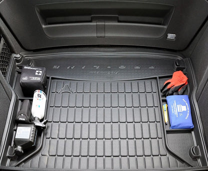 TAPPETO VASCA BAGAGLIAIO SEAT LEON III HB dal 2013+ in gomma con bordo