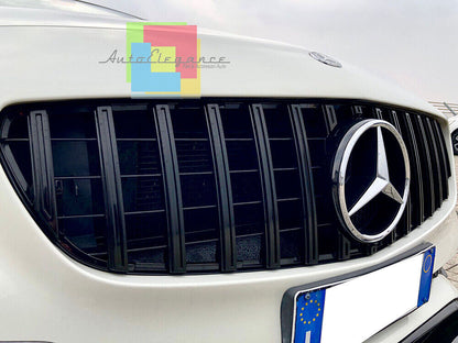 GRIGLIA ANTERIORE NERA PER MERCEDES CLASSE A W176 2015-2018 CALANDRA AMG A45