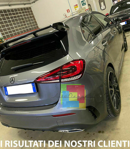 MERCEDES A-CLASS W177 2018+ AMG REAR SPOILER ROOF ABS/PLASTIC BLACK 0032