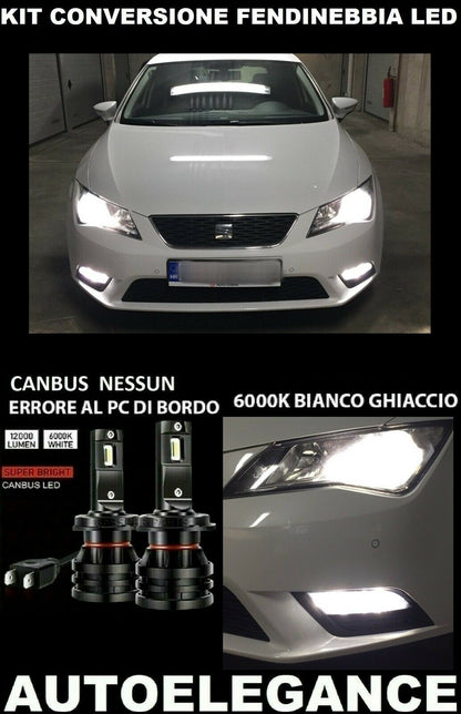 SEAT LEON 5F LED FOG LIGHTS 10.000LM 0032