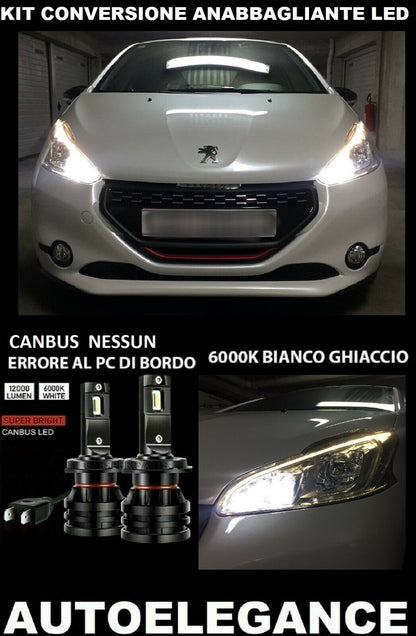 PEUGEOT 208 2012+ LED LOW BEAM KIT 16.000LM CAMBUS 0032