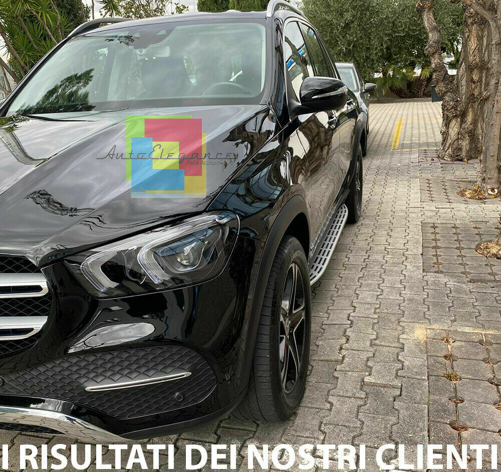 SIDE STEPS UNDER DOOR MERCEDES GLE W167 FROM 2019+ TOP QUALITY ALUMINUM 0032 