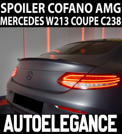 MERCEDES CLASSE E COUPE C238 2016+ SPOILER POSTERIORE SUL COFANO ABS AMG