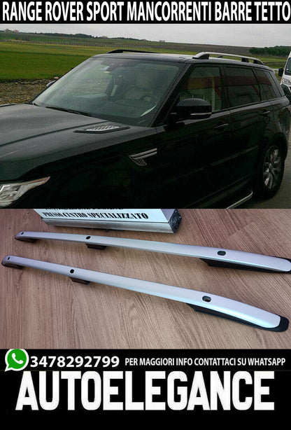 BARRE SUL TETTO MANCORRENTI PER RANGE ROVER SPORT L494 2013+ SATINATI 0215 AUTOELEGANCERICAMBI
