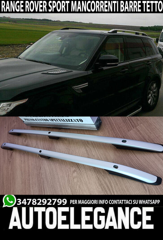 BARRE SUL TETTO MANCORRENTI PER RANGE ROVER SPORT L494 2013+ SATINATI 0215 AUTOELEGANCERICAMBI