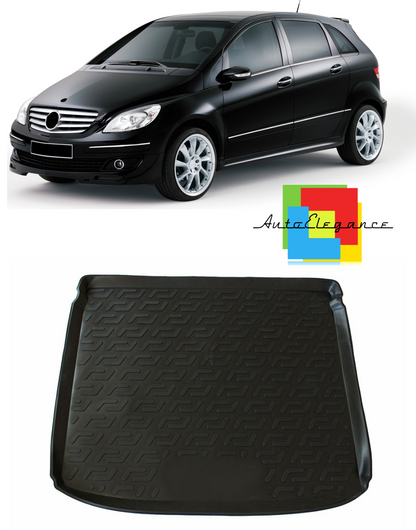 VASCA BAULE BAGAGLIAIO TAPPETO GOMMA SUPERGRIP MERCEDES CLASSE B W245 05-12 -AT-