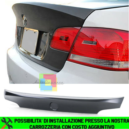 BMW SERIE 3 E92 COUPE 2006+ SPOILER POSTERIORE SUL COFANO LOOK SPORTIVO ABS AUTOELEGANCERICAMBI