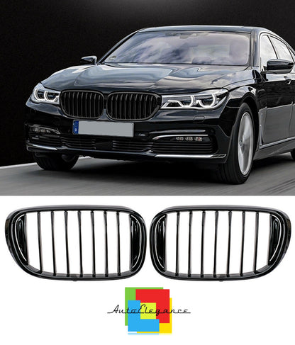 GRILLE MUSTACHE SERIES 7 G10 G11 LOOK M GLOSSY BLACK SINGLE KIDNEY NEWS