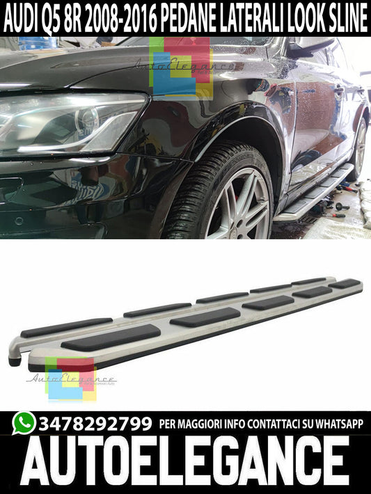SIDE STEPS ALUMINUM SIDE STEPS FOR AUDI Q5 8R 2008-2016 SLINE LOOK