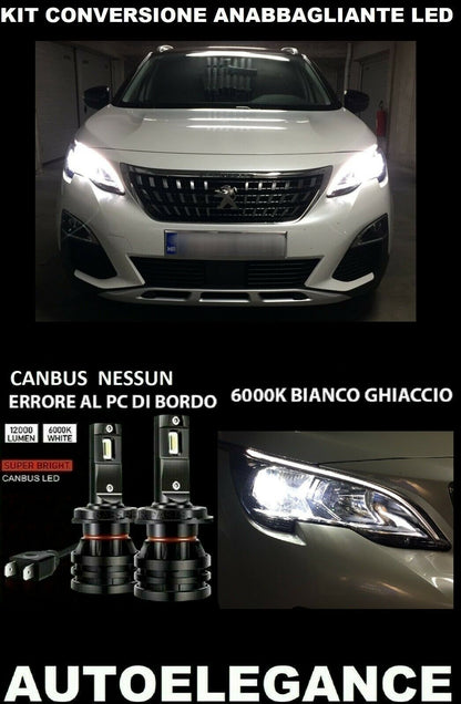 PEUGEOT 3008 FACELIFT KIT LOW BEAM LED 16.000LM CAMBUS 0032