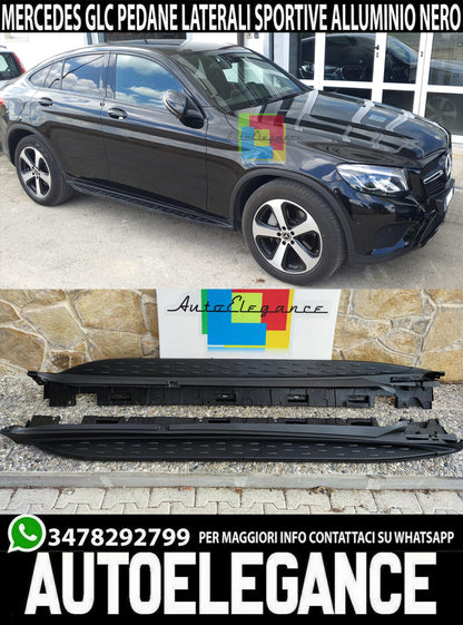 💪PEDANE LATERALI SOTTOPORTA PER MERCEDES GLC X253 C253 COUPE C253 2015-2019💪