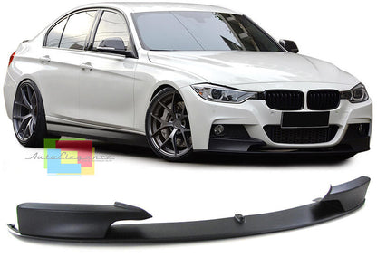 BMW SERIE 3 F30 F31 2011-2018 SOTTO PARAURTI ANTERIORE M SPORT NERO LUCIDO ABS AUTOELEGANCERICAMBI