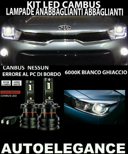 KIA RIO MK4 LED LOW BEAM HEADLIGHTS 16.000LM CAMBUS 0032