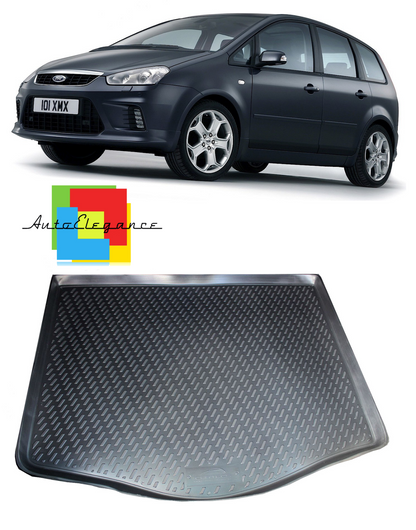 TRUNK LINER RUBBER CARPET SUPERGRIP FORD C-MAX 2002-2010 -AT-