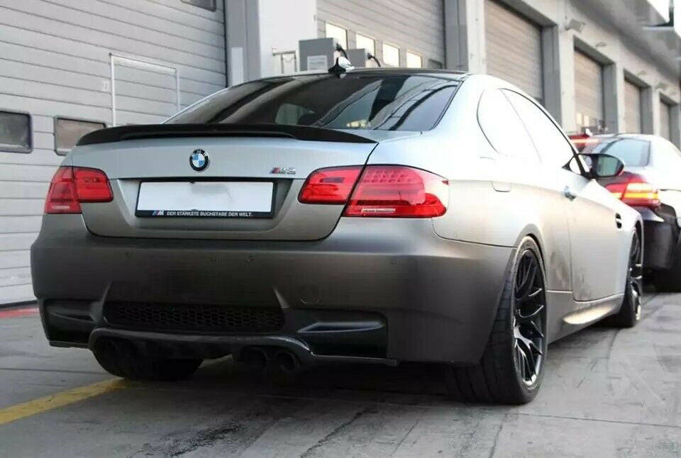 BMW 3 SERIES E92 E93 COUPE CABRIO GLOSS BLACK M SPORT REAR BONNET SPOILER