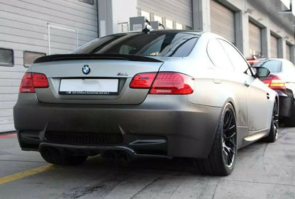 BMW 3 SERIES E92 E93 COUPE CABRIO GLOSS BLACK M SPORT REAR BONNET SPOILER