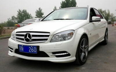 MERCEDES CLASSE C W204 2012+ GRIGLIE FENDINEBBIA LUCI DIURNE LED 6000K CAMBUS