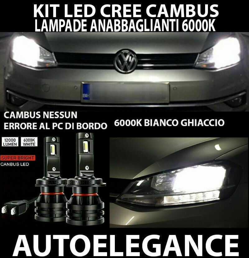 VW GOLF 7.5 2016+ LIFT LED LOW BEAM HEADLIGHTS 16.000LM CAMBUS - AT 0032