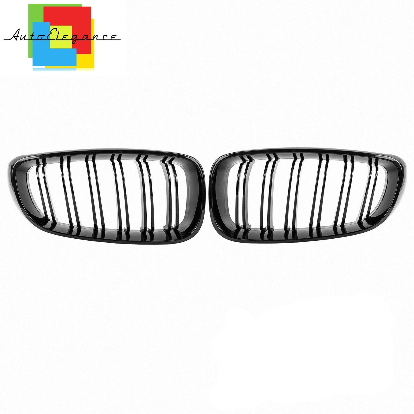 3 SERIES GT F34 2012+ MUSTACHE GRILLE GLOSS BLACK LOOK DOUBLE KIDNEY NEWS