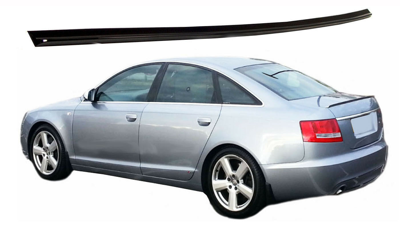 AUDI A6 4F C6 2004-2011 SPOILER POSTERIORE SUL COFANO LOOK SLINE - ABS AUTOELEGANCERICAMBI