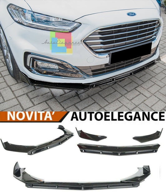 FORD MONDEO V MK5 SPLITTER PARAURTI ANTERIORE NERO LUCIDO LOOK RS