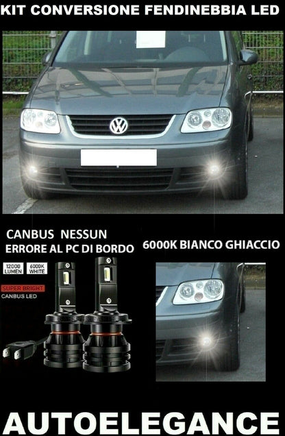 VW TOURAN 1T1 LED FOG LIGHTS 10.000LM CAMBUS 0032