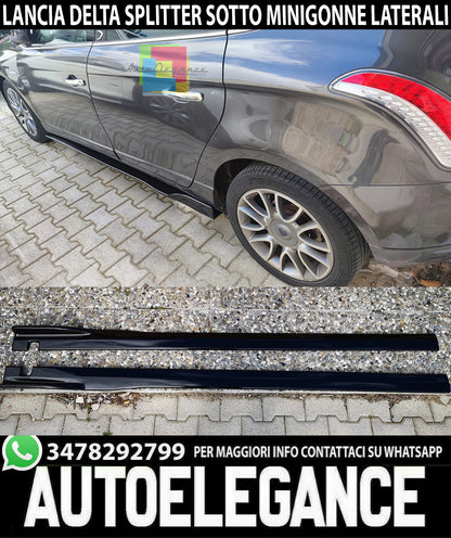 LANCIA DELTA SPLITTER SOTTO MINIGONNE LATERALI SOTTOPORTA SPORTIVI ABS