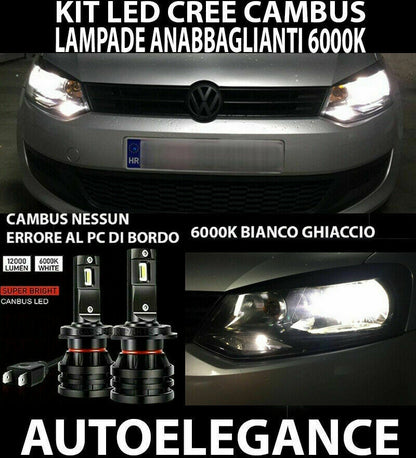 VW POLO 6R 6C LED LOW BEAM HEADLIGHTS 16.000LM CAMBUS - AT 0032