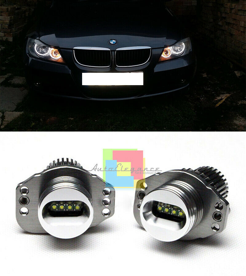 KIT ANGEL EYES LED 20W LED BMW SERIE 3 E90 E91 2008-2012 NO ERRORE SUPER QUALITA