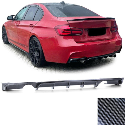 Diffusore posteriore Performance carbon look adatto per BMW Serie 3 F30 F31 335i