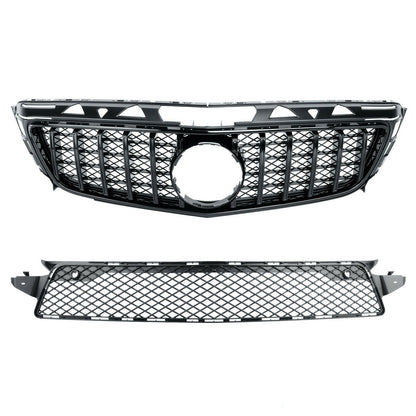 GRIGLIA ANTERIORE MERCEDES CLS C218 X218 2011 AL 2014 PROFILI NERI
