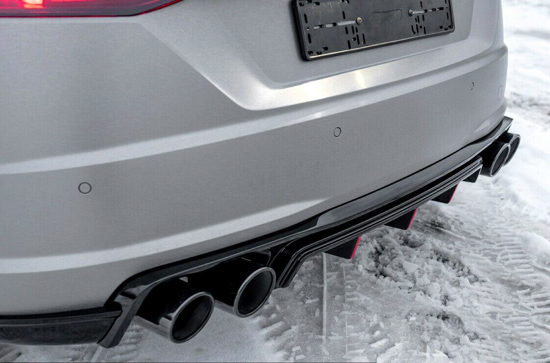 DIFFUSORE SOTTOPARAURTI POSTERIORE AUDI TT 8S S-LINE ( 2013-2016 ) ! SOLO PER S-Line !