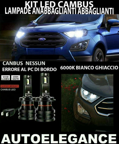 FORD ECOSPORT MK2 LED LOW BEAM HEADLIGHTS 16,000LM CAMBUS 0032