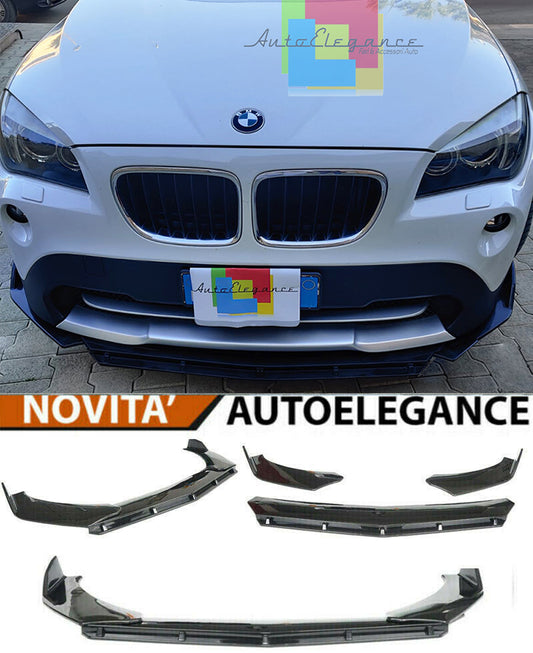 BMW X1 E84 STANDARD SPLITTER PARAURTI ANTERIORE NERO LUCIDO RS AUTOELEGANCERICAMBI
