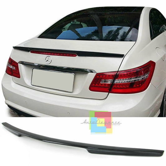 MERCEDES E COUPE C207 2009+ REAR BONNET SPOILER AMG DESIGN CARBON LOOK