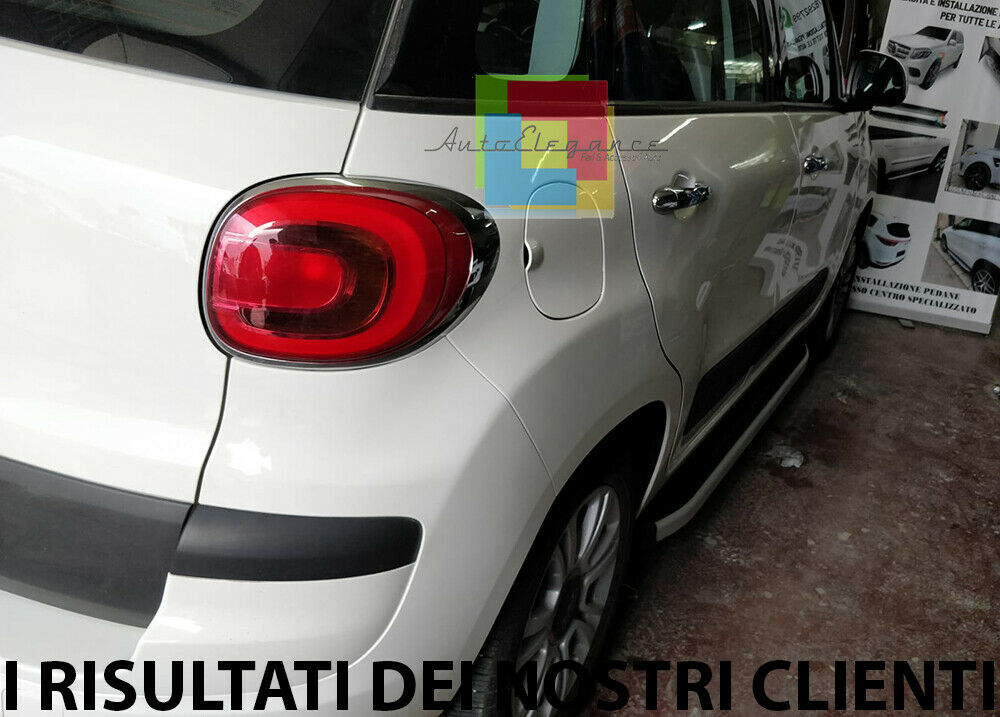 PEDANE LATERALI PER FIAT 500L 2012 IN POI SOTTO PORTA ANTISCIVOLO
