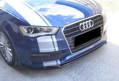 AUDI A3 8V 2012-2015 SLINE SPOILER SOTTO PARAURTI ANTERIORE ABS / PLASTIC SPLITTER AUTOELEGANCERICAMBI