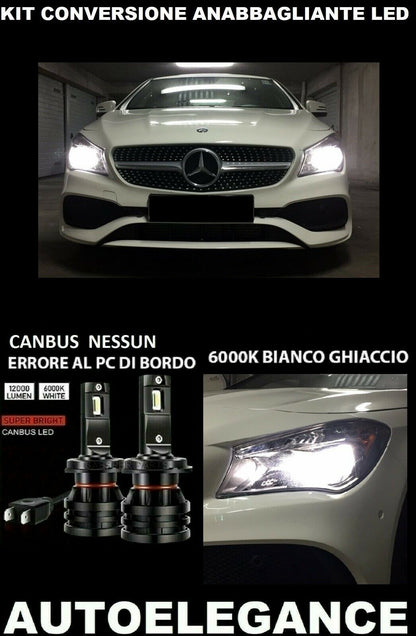 MERCEDES BENZ CLA LED LOW BEAM HEADLIGHTS CAMBUS 16.000LM 0032