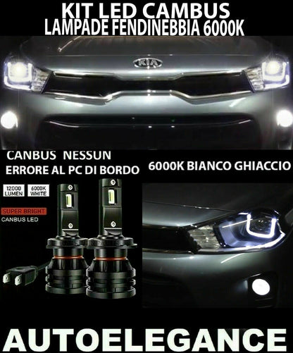 KIA RIO MK4 LED FOG LIGHTS 10.000LM CAMBUS 0032