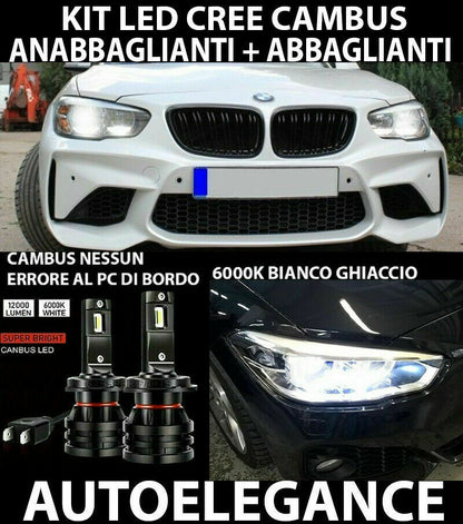 BMW SERIE 1 F20 F21 LIFT ANABBAGLIANTI ABBAGLIANTI LED 16.000LM CAMBUS - AT 0032 AUTOELEGANCERICAMBI