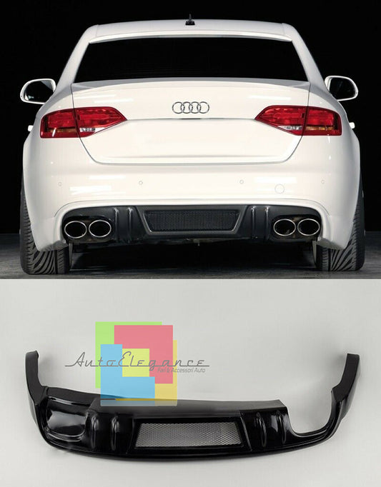 AUDI A4 B8 8K 2007-2011 AVANT BERLINA DIFFUSORE POSTERIORE SOTTO PARAURTI ABS AUTOELEGANCERICAMBI