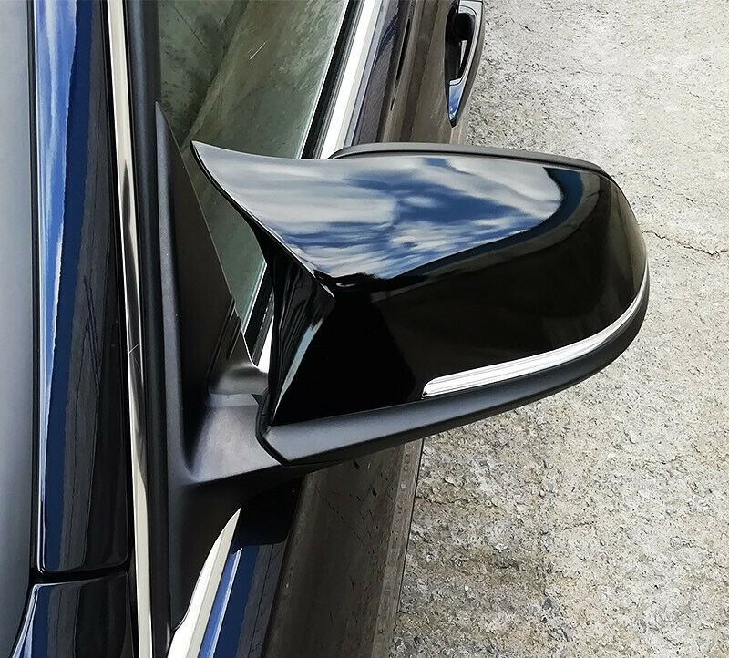 BMW SERIE 2 F22 F23 CALOTTE ADESIVE SPECCHI SPECCHIETTI RETROVISORI NERO LUCIDO AUTOELEGANCERICAMBI