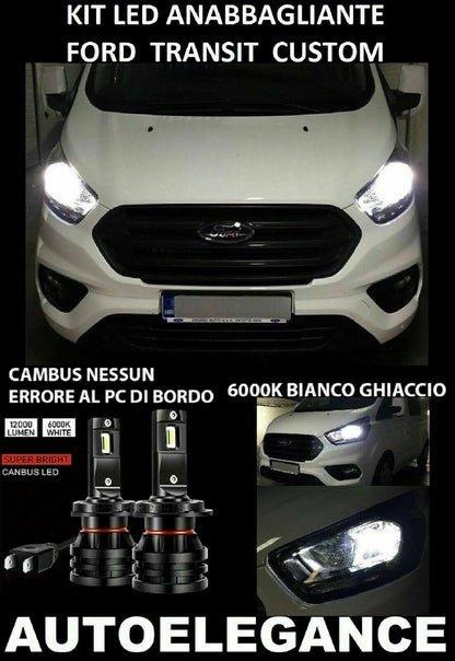 FORD TRANSIT CUSTOM LED LOW BEAM LAMPS 16.000LM CAMBUS - AT 0032