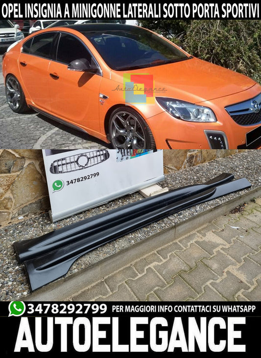 OPEL INSIGNIA 2008 - 2016 SIDE SKIRTS UNDER DOOR OPC SPORT LOOK