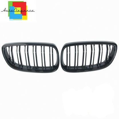 3 SERIES E92 E93 MUSTACHE GRILLE GLOSS BLACK LOOK M DOUBLE KIDNEY NEWS